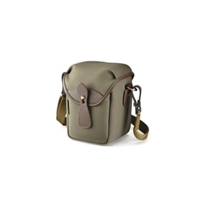 Billingham 72 Camera Bag, Sage FibreNyte / Chocolate Leather