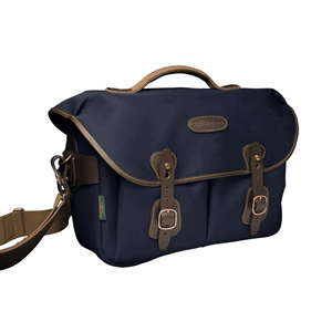 Billingham Hadley ONE, Navy Canvas / Chocolate Leather