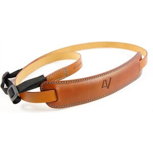 4V Design Classic Large Neck Strap Brun