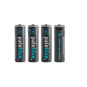 PaleBlue Li-Ion Rechargeable AA x4