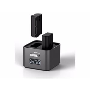 Hahnel Pro Cube 2 Dobbellader Canon