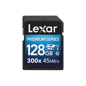 Lexar 128GB SD 300X Premium 45MB/S