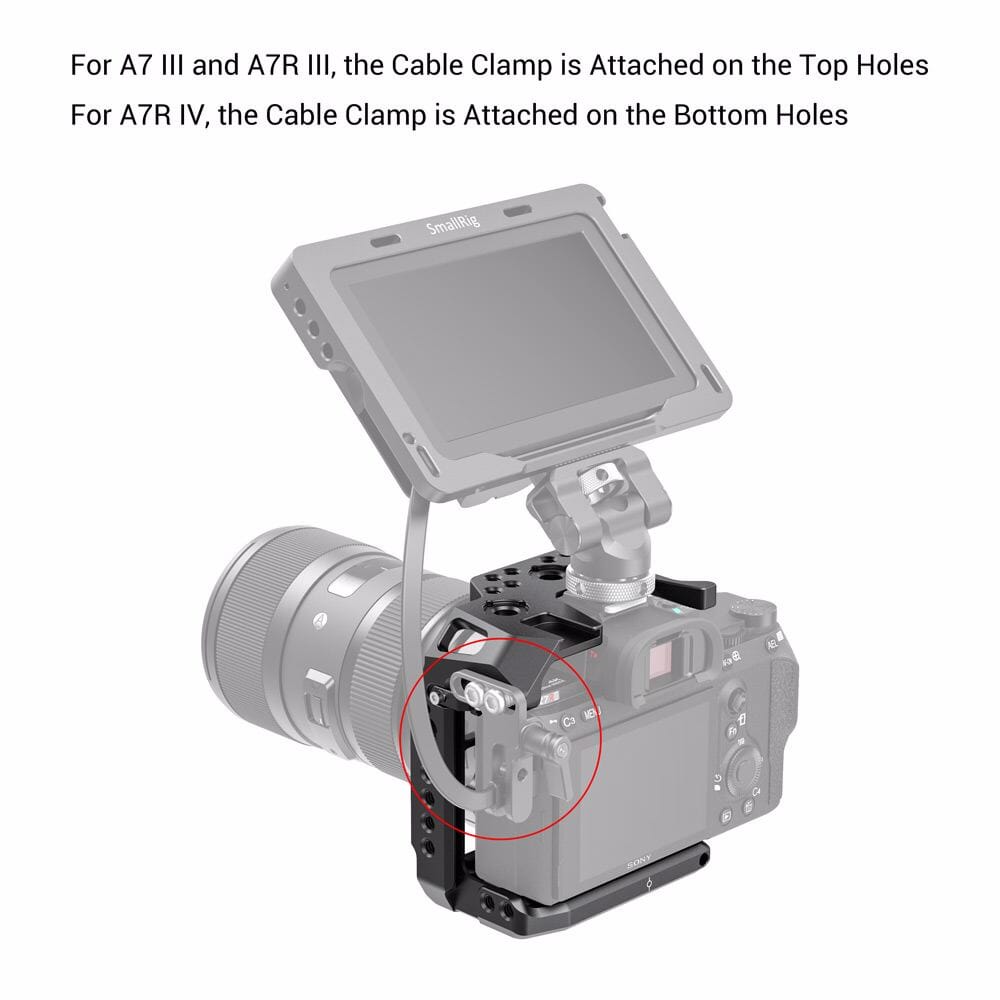 SmallRig 2629 Half Cage for Sony A7III/A7RIII/IV - Foto-Jørgen AS