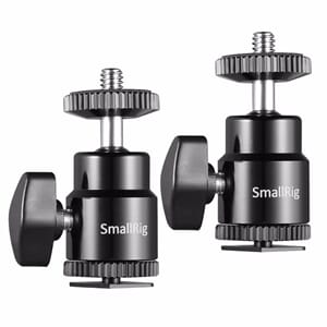 SmallRig 2059 Camera Cold shoe -Ballhead-1/4"Sc 2 Pack