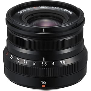 Fujifilm Fujinon XF 16mm f2.8 R WR Sort