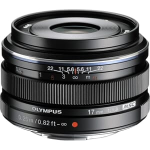 Olympus M.Zuiko 17mm f/1,8 black