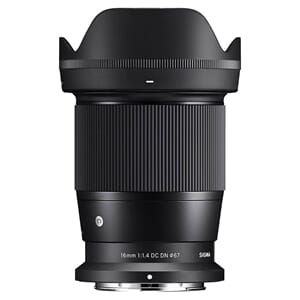 Sigma 16mm f/1,4 DC DN Contemporary til Fujifilm X-Mount