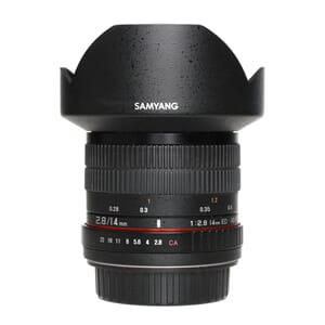 Brukt Samyang 14mm f/2,8 ED AS IF UMC for Canon EF