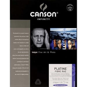 Canson Platine fibre rag 310g A4 x25