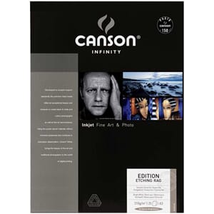 Canson Edition Etching RAG 310g A3+ x25