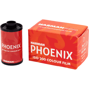 Harman Phoenix 200 ISO 35mm 36 Exposure film