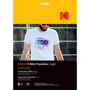 KODAK T-Shirt Transfers Light A4 x5