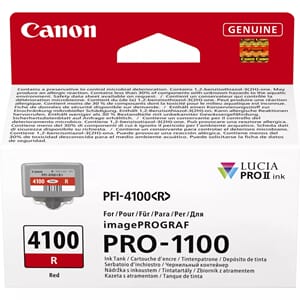 Canon blekk PFI-4100 R Rød (Pro-1100)