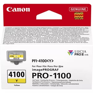 Canon blekk PFI-4100 Y Yellow (Pro-1100)